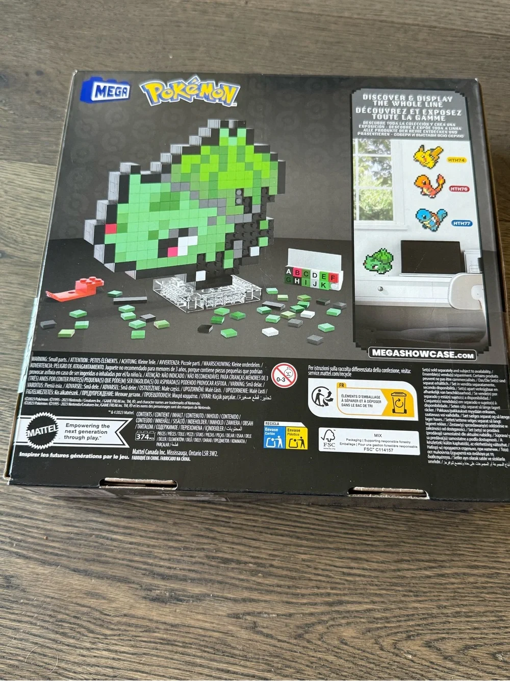 Mega Pokémon Bulbasaur Pixel Art Builder